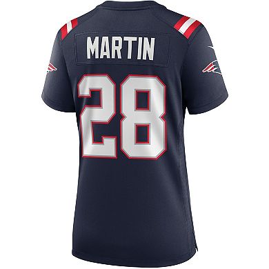 Women's Nike Curtis Martin Navy New England Patriots Game Retired Player Jersey