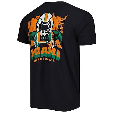 Men's Black Miami Hurricanes Hyperlocal T-Shirt