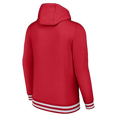 Men's Nike Crimson Alabama Crimson Tide DistressedÂ Sketch Retro Fitted Pullover Hoodie