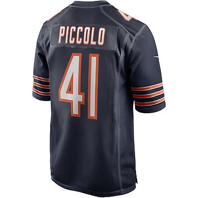 Men's Nike Brian Piccolo Navy Chicago Bears Game Retired Player Jersey