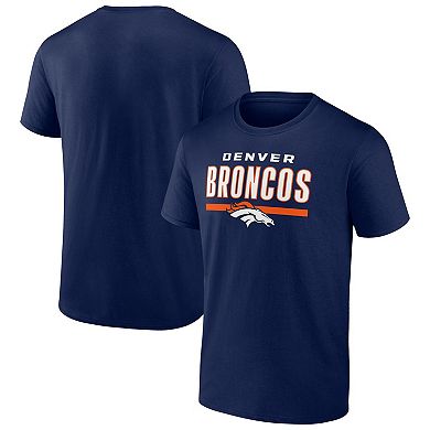 Men's Fanatics Branded Navy Denver Broncos Speed & Agility T-Shirt