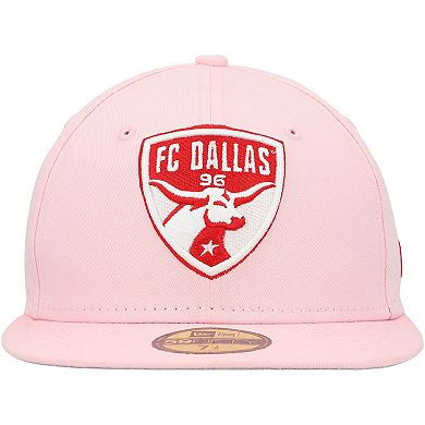 Men's New Era Pink FC Dallas Pastel Pack 59FIFTY Fitted Hat