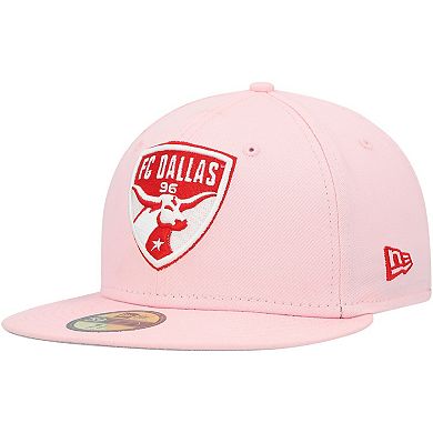 Men's New Era Pink FC Dallas Pastel Pack 59FIFTY Fitted Hat