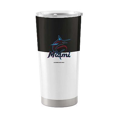 Miami Marlins 20oz. Colorblock Stainless Steel Tumbler