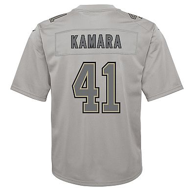 Youth Nike Alvin Kamara Gray New Orleans Saints Atmosphere Game Jersey