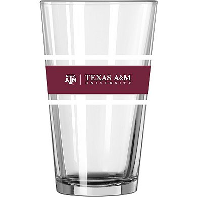 Texas A&M Aggies 16oz. Stripe Pint Glass