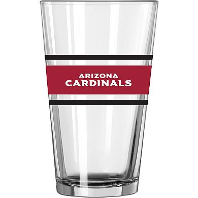 Arizona Cardinals 16oz. Stripe Pint Glass