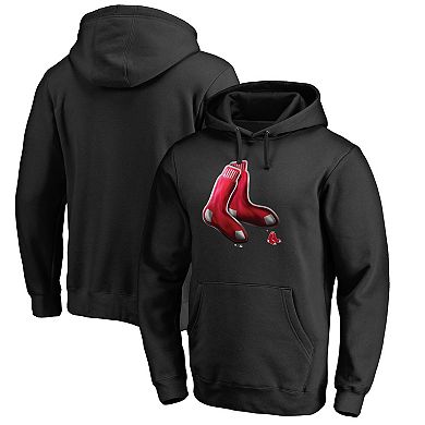 Men's Fanatics Branded Black Boston Red Sox Midnight Mascot Pullover Hoodie