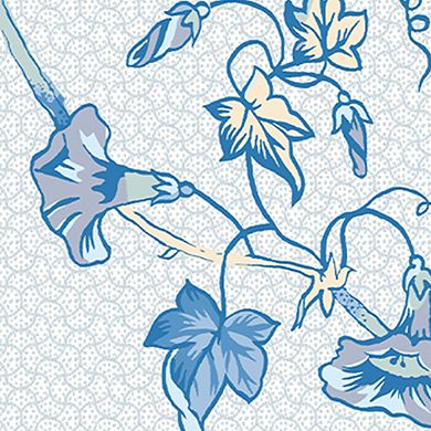 Laura Ashley Rambling Rector Blue Sky Wallpaper