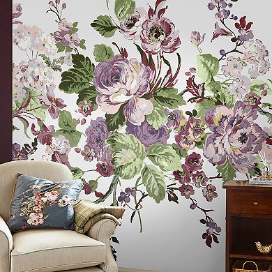 Laura Ashley Rosemore Grape Mural Wallpaper