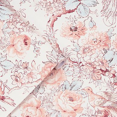 Laura Ashley Birtle Blush Wallpaper