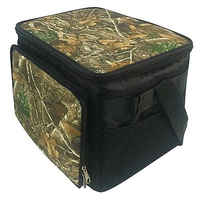 Brentwood Kool Zone 30 Can Insulated Cooer Bag with Hard Liner in Realtree Edge Camo