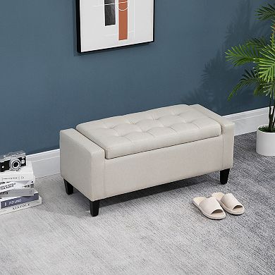 Deluxe Modern Living Room Furniture Lounger With Large Inside Storage Unit