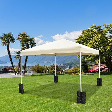 Outsunny 4-pack Canopy Party Gazebo/pop Up Sandbag Anchor For Stability & Safety