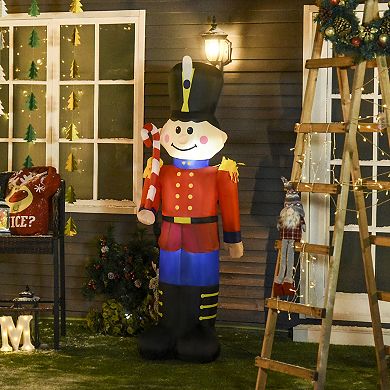 6' Toy Soldier Nutcracker Christmas Lawn Inflatable Outdoor Decoration