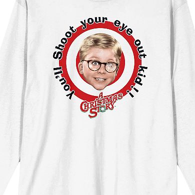 Men's A Christmas Story You'll Shoot Your Eye Out Long Sleeve Tee