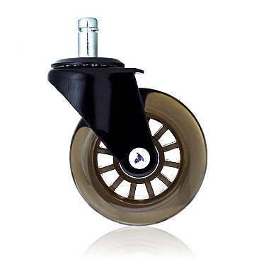 Zbrands // Office Chair Caster Replacement Wheels (set Of 5) - 3” Heavy Duty Wheels
