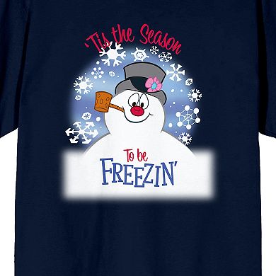 Men's Frosty The Snowman Falling Tee