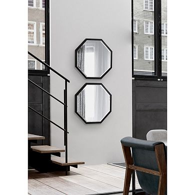 Kate and Laurel Hogan Octagon Framed Wall Mirror