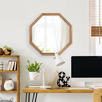 Kate and Laurel Hogan Octagon Framed Wall Mirror