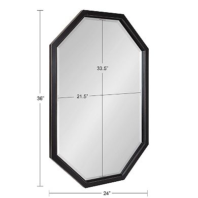 Kate and Laurel Hogan Octagon Framed Wall Mirror