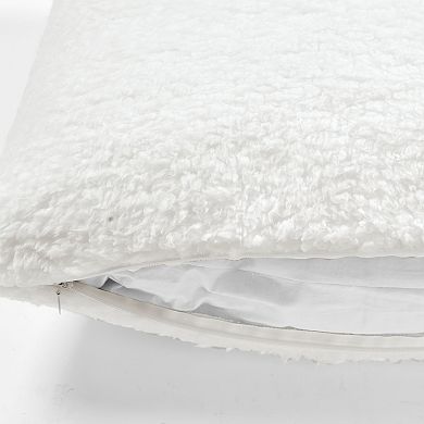 Lush Decor Cozy Soft Sherpa Reversible Decorative Pillow