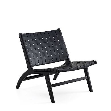 MANHATTAN COMFORT Maintenon Leatherette Accent Chair 2-piece Set