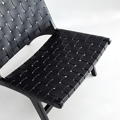 MANHATTAN COMFORT Maintenon Leatherette Accent Chair 2-piece Set