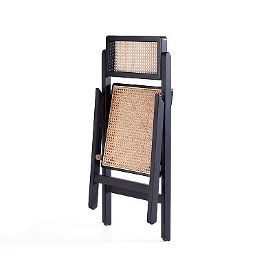 MANHATTAN COMFORT Pullman Folding Dining Chair 2-piece Set
