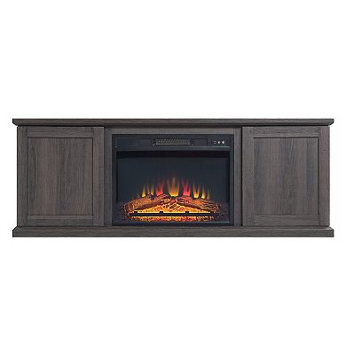 MANHATTAN COMFORT Franklin Electric Fireplace TV Stand