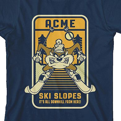 Boys 8-20 Looney Tunes ACME Ski Slopes Graphic Tee