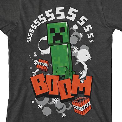 Boys 8-20 Minecraft Creeper Character Graphic Tee