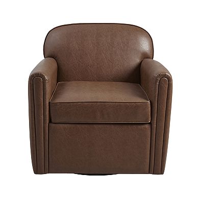 Madison Park Cedar Swivel Arm Chair