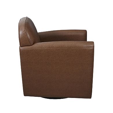 Madison Park Cedar Swivel Arm Chair