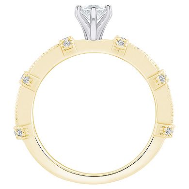 Alyson Layne 14k Gold 1/2 Carat T.W. Diamond Marquise Engagement Ring