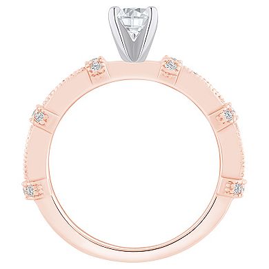 Alyson Layne 14k Gold 1/2 Carat T.W. Diamond Embellished Band Engagement Ring