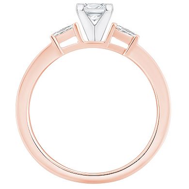 Alyson Layne 14k Gold 1/2 Carat T.W. Diamond Princess Cut Engagement Ring