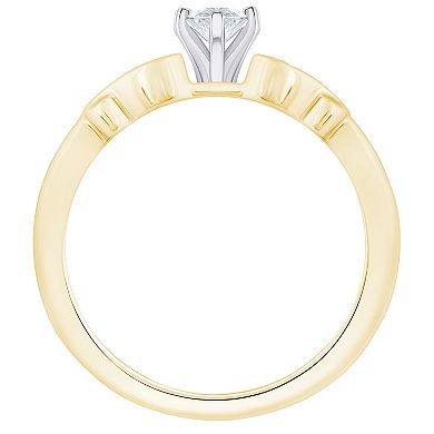 Alyson Layne 14k Gold 1/2 Carat T.W. Diamond Marquise Cut Engagement Ring