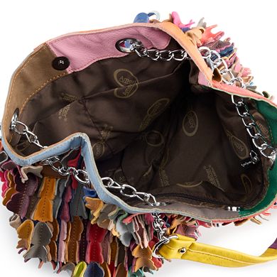AmeriLeather Papillon Leather Shoulder Bag