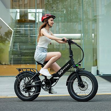 GoPowerBike GoCruiser Fat Tire Foldable Electric Bike