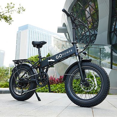 GoPowerBike GoExpress Fat Tire Foldable Electric Bike
