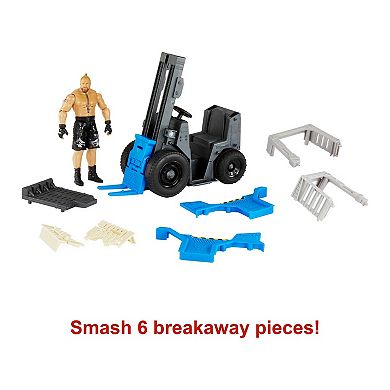 WWE Wrekkin Slam N Stack Forklift With Brock Lesnar Action Figure