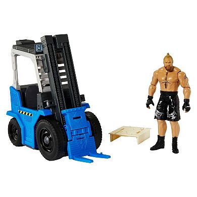 WWE Wrekkin Slam N Stack Forklift With Brock Lesnar Action Figure