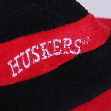 Unisex Nebraska Cornhuskers Low Pro Stripe Slip-On Slippers