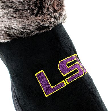 LSU Tigers Women's Faux-Fur Slippers