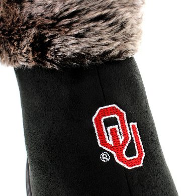 Oklahoma Sooners Faux-Fur Slippers