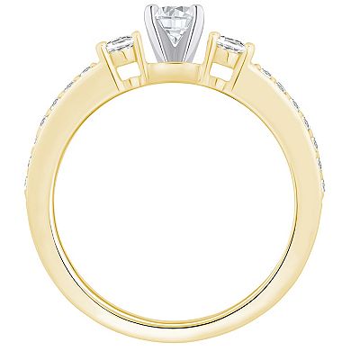 Alyson Layne 14k Gold 1/2 Carat T.W. Diamond Round Cut Engagement Ring