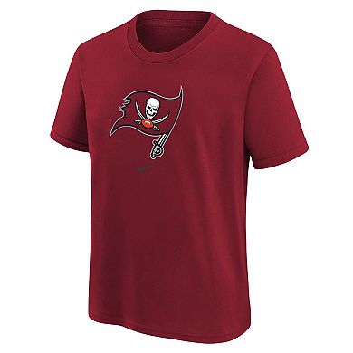 Youth Nike Red Tampa Bay Buccaneers Logo T-Shirt