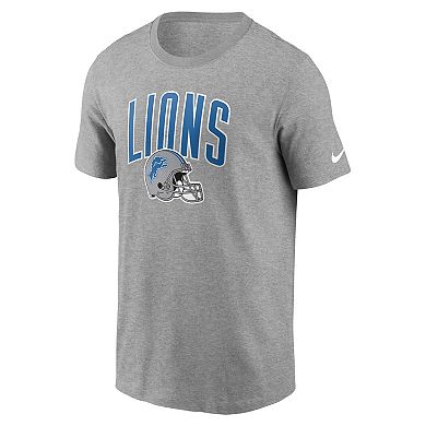 Men's Nike Heathered Gray Detroit Lions Team Athletic T-Shirt