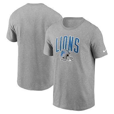 Men's Nike Heathered Gray Detroit Lions Team Athletic T-Shirt